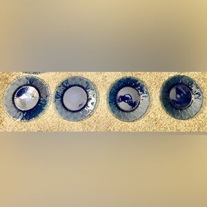 Elegant Blue Dinnerware Set ( plates & platters only ) Set #1 of 2